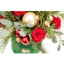 vánoční box s růžemi